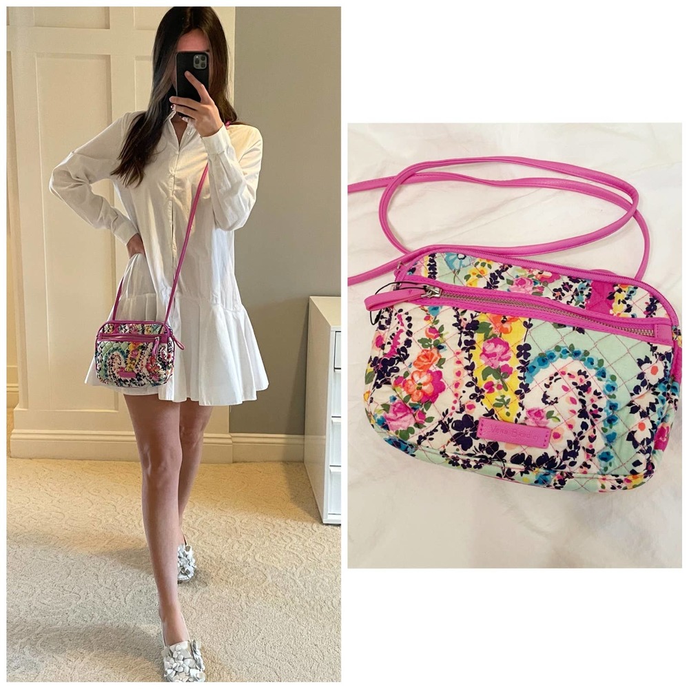 Vera Bradley Pink rfid crossbody bag